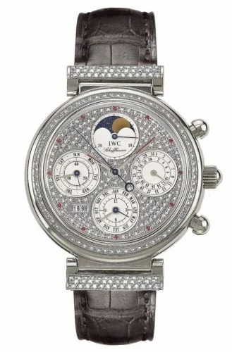 IWC Da Vinci Perpetual White Gold / Diamond / Paved / German IW8153-13 (IW815313)